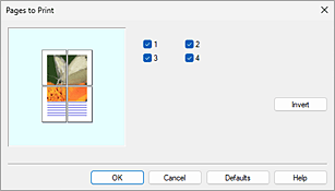 figure:Settings preview displayed on the Page Setup tab