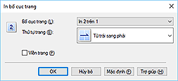 hình: Hộp thoại In bố cục trang