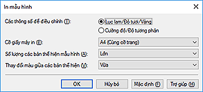 hình: Hộp thoại In mẫu hình