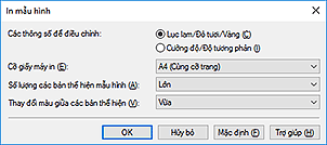 hình: Hộp thoại In mẫu hình