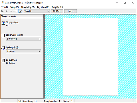 hình: Xem trước Canon IJ