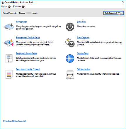 gambar: Canon IJ Printer Assistant Tool