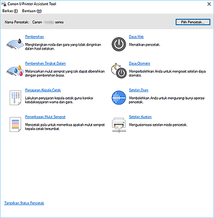 gambar: Canon IJ Printer Assistant Tool