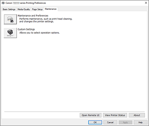 slika: kartica Vzdrževanje