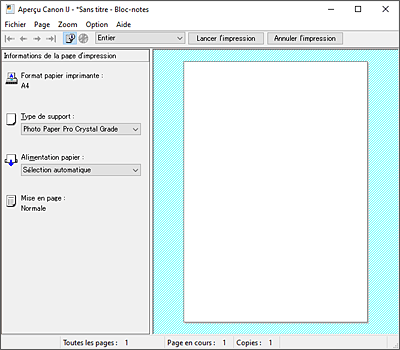 figure&nbsp;: Aperçu Canon IJ