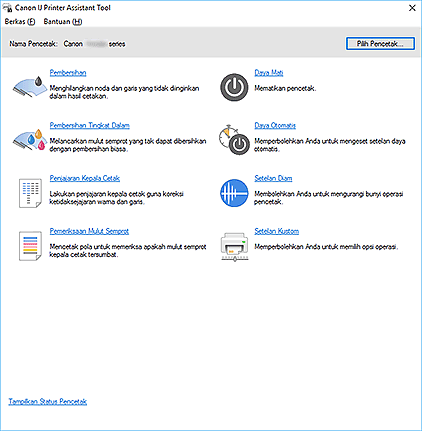 gambar: Canon IJ Printer Assistant Tool
