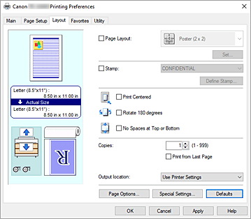 figura:Scheda Layout