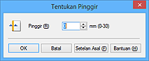 gambar: Kotak dialog Tentukan Pinggir