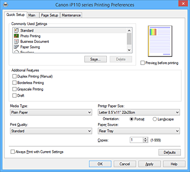 slika: kartica Brza postava