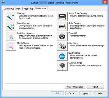 pav.: Priežiūros skirtukas