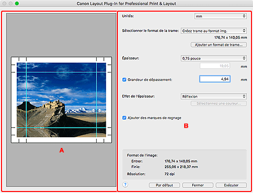 figure : Écran Layout Plug-In for Professional Print & Layout