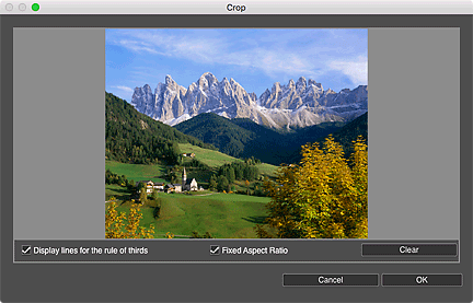 figura: Janela Recortar