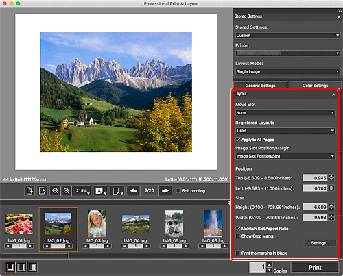 Abbildung: Hauptbildschirm