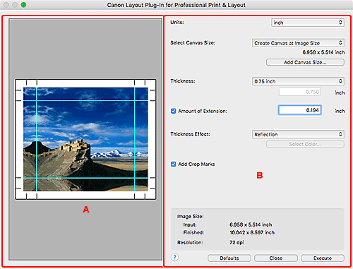 Imagen Pantalla de Layout Plug-In for Professional Print & Layout
