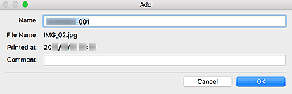 figura: Finestra di dialogo Aggiungi