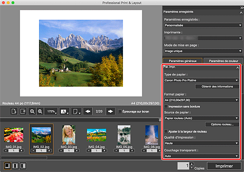 figure&nbsp;: Écran principal