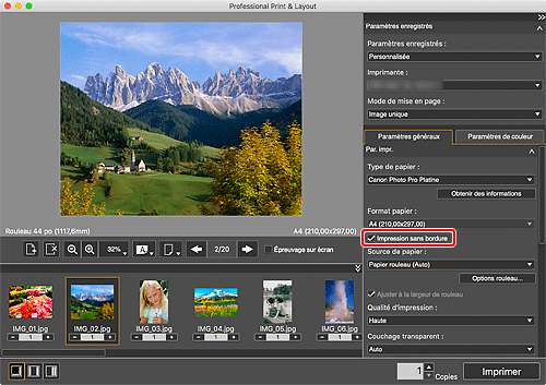 figure&nbsp;: Écran principal