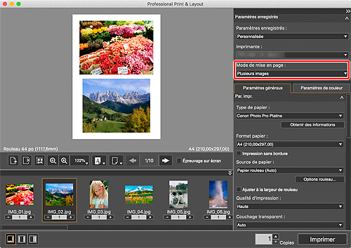 figure&nbsp;: Écran principal