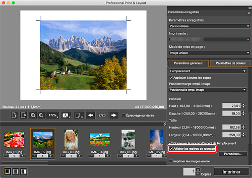 figure&nbsp;: Écran principal