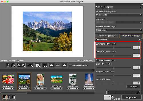 figure&nbsp;: Écran principal