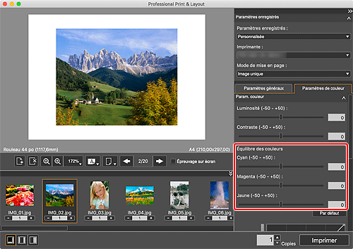 figure&nbsp;: Écran principal