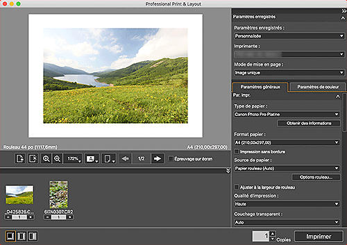 figure&nbsp;: Écran principal