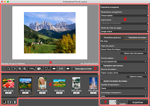 figure&nbsp;: Écran principal