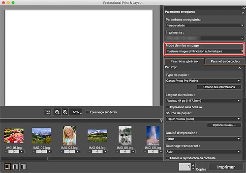 figure&nbsp;: Écran principal