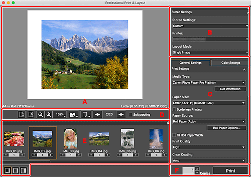 Abbildung: Hauptbildschirm