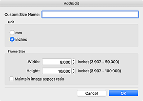 figure: Add/Edit dialog