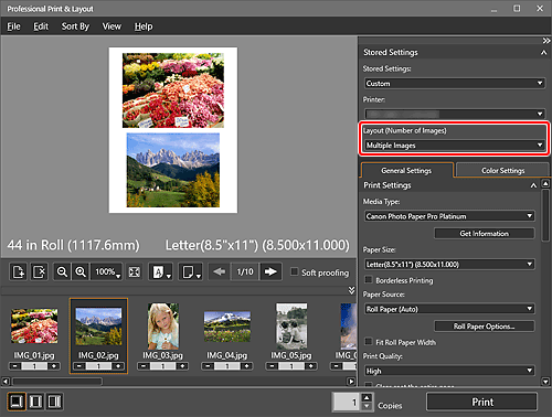 Abbildung: Hauptbildschirm