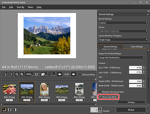 Abbildung: Hauptbildschirm