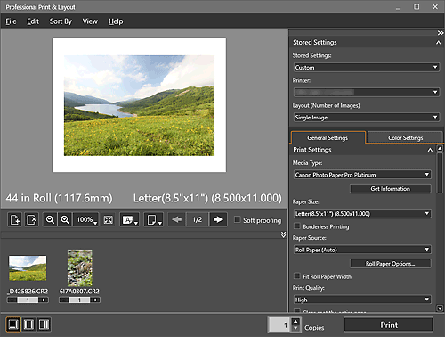 Abbildung: Hauptbildschirm