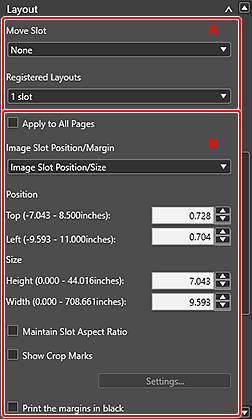 Abbildung: Registerkarte „Allgemeine Einstellungen“ (Layout)