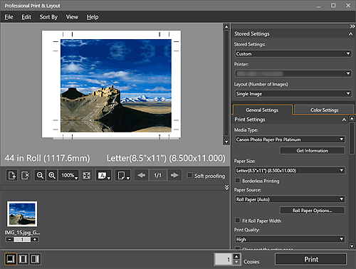 Abbildung: Hauptbildschirm