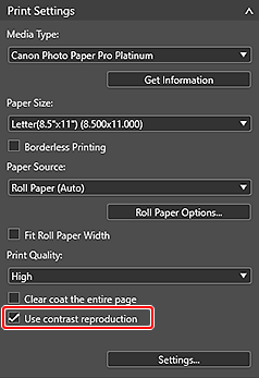 figure: General Settings tab (Print Settings)