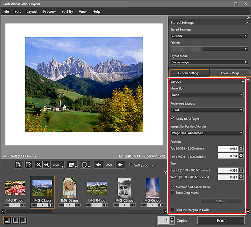 Abbildung: Hauptbildschirm