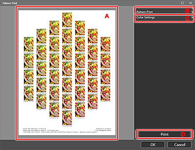 figura: Finestra Stampa motivo