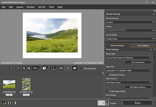 Abbildung: Hauptbildschirm