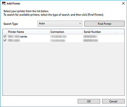 figure: Add Printer dialog box