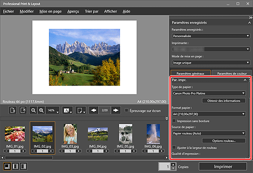 figure&nbsp;: Écran principal