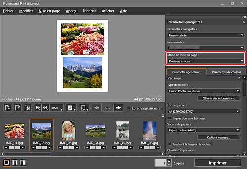 figure&nbsp;: Écran principal
