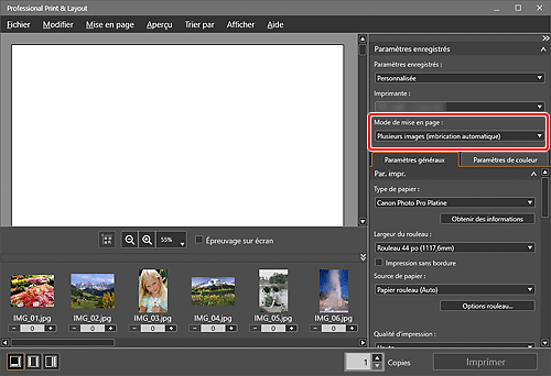 figure&nbsp;: Écran principal