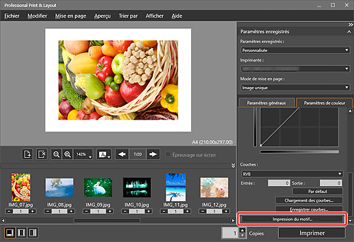 figure&nbsp;: Écran principal