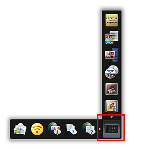 figure&nbsp;: Icône Ouvrir Menu principal