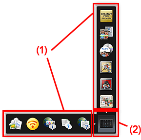figure&nbsp;: Menu de raccourcis