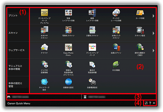 図:一覧メニュー