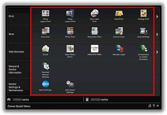 figura: Menu principale