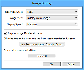 Abbildung: Dialogfeld Voreinstellungen von Image Display