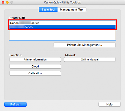 Abbildung: Registerkarte "Basistool"